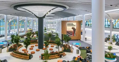 The vast departures hall of Istanbul Airport (IST)